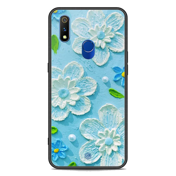 Floral Series Soft Phone Case - Premium Glass Case - Design 3 - Realme 3 Pro