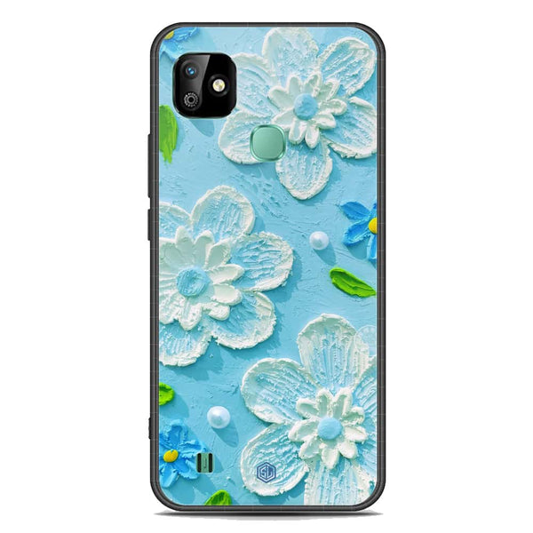 Floral Series Soft Phone Case - Premium Glass Case - Design 3 - Infinix Smart HD 2021