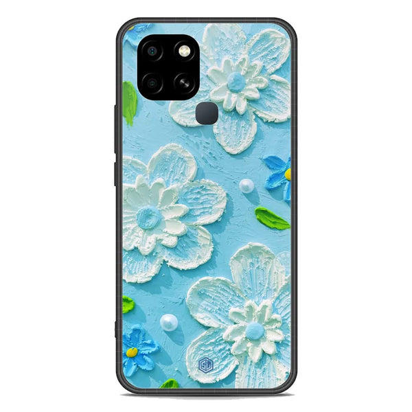 Floral Series Soft Phone Case - Premium Glass Case - Design 3 - Infinix Smart 6