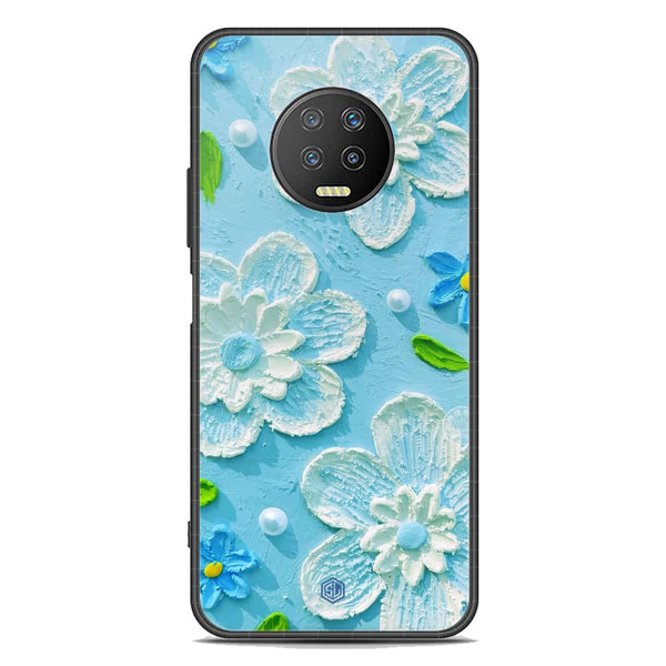 Floral Series Soft Phone Case - Premium Glass Case - Design 3 - Infinix Note 7