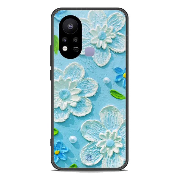 Floral Series Soft Phone Case - Premium Glass Case - Design 3 - Infinix Hot 11s