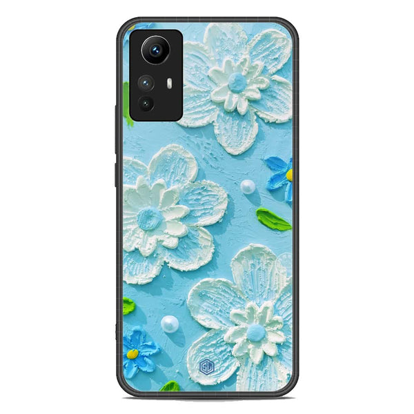 Floral Series Soft Phone Case - Premium Glass Case - Design 3 - Xiaomi Redmi Note 12S