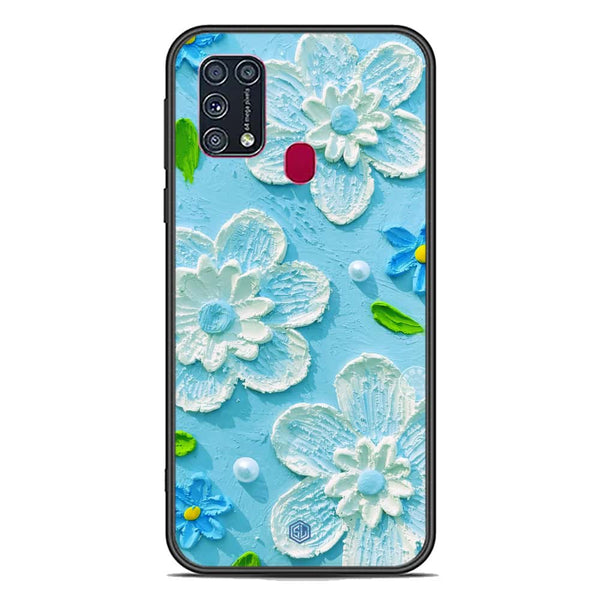 Floral Series Soft Phone Case - Premium Glass Case - Design 3 - Samsung Galaxy M31