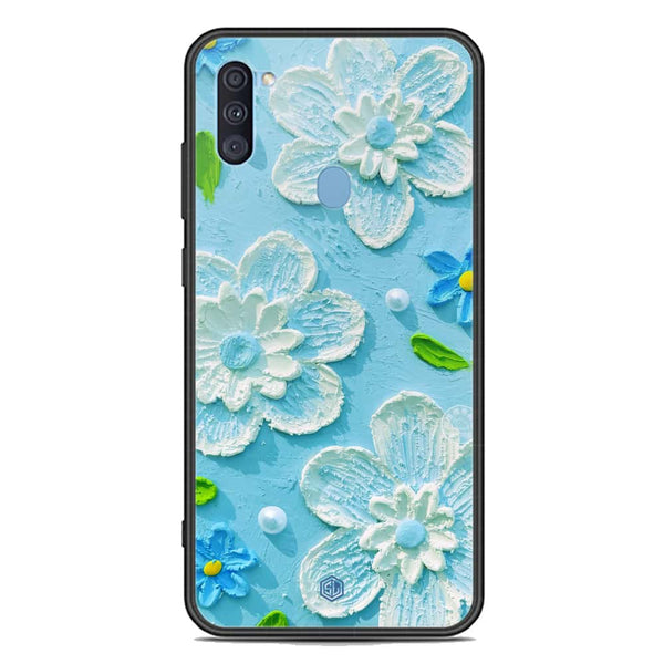 Floral Series Soft Phone Case - Premium Glass Case - Design 3 - Samsung Galaxy M11