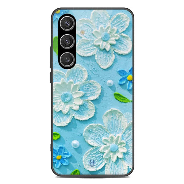 Floral Series Soft Phone Case - Premium Glass Case - Design 3 - Samsung Galaxy S24 Plus