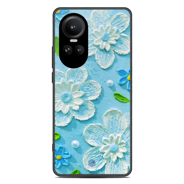 Floral Series Soft Phone Case - Premium Glass Case - Design 3 - Oppo Reno 10 Pro