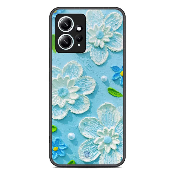 Floral Series Soft Phone Case - Premium Glass Case - Design 3 - Xiaomi Redmi Note 12 4G