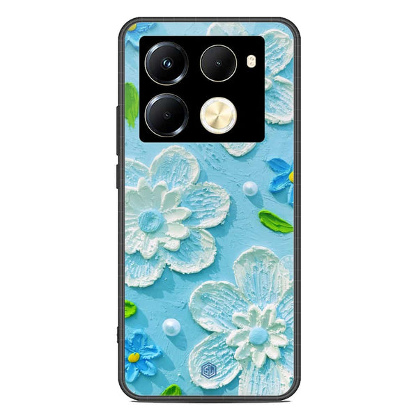 Floral Series Soft Phone Case - Premium Glass Case - Design 3 - Infinix Note 40 Pro