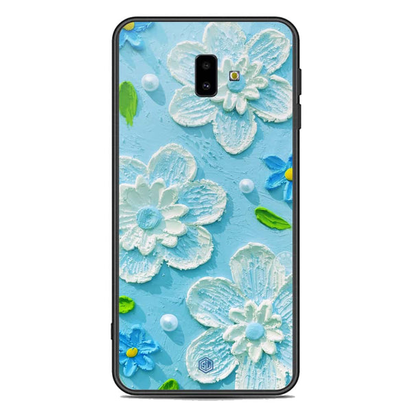 Floral Series Soft Phone Case - Premium Glass Case - Design 3 - Samsung Galaxy J6 Plus 2018