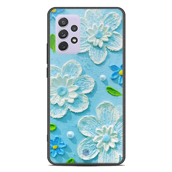 Floral Series Soft Phone Case - Premium Glass Case - Design 3 - Samsung Galaxy A72