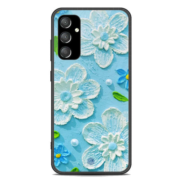Floral Series Soft Phone Case - Premium Glass Case - Design 3 - Samsung Galaxy A54 5G