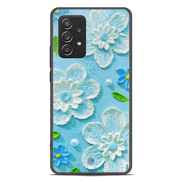 Floral Series Soft Phone Case - Premium Glass Case - Design 3 - Samsung Galaxy A52s 5G