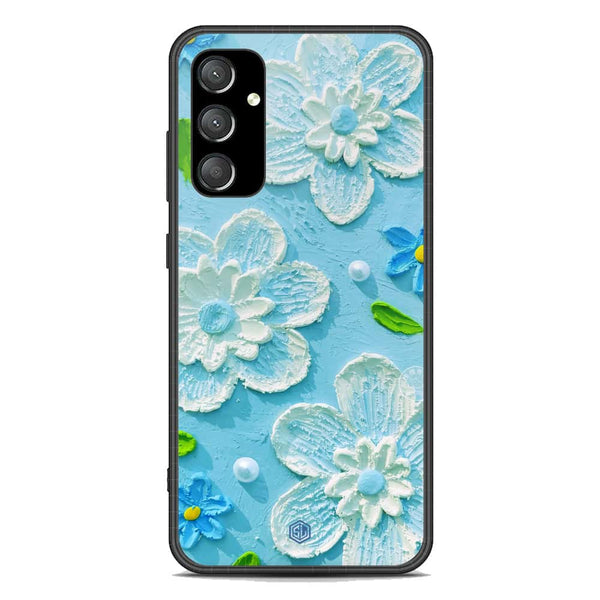 Floral Series Soft Phone Case - Premium Glass Case - Design 3 - Samsung Galaxy A34 5G