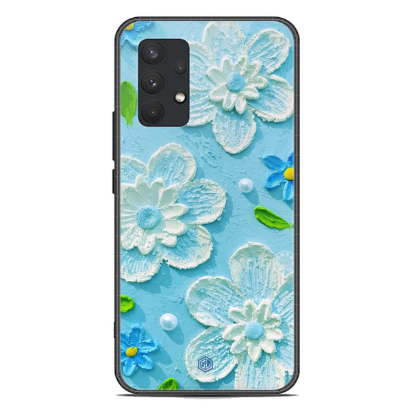 Floral Series Soft Phone Case - Premium Glass Case - Design 3 - Samsung Galaxy A32