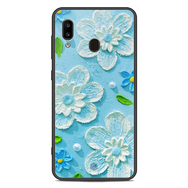 Floral Series Soft Phone Case - Premium Glass Case - Design 3 - Samsung Galaxy A30