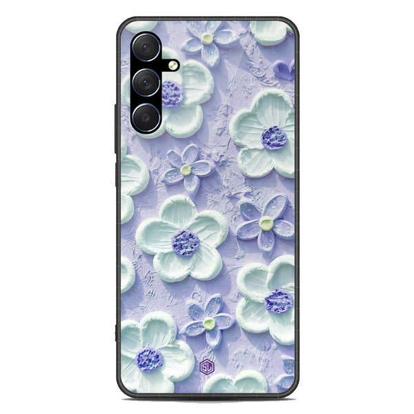 Floral Series Soft Phone Case - Premium Glass Case - Design 4 - Samsung Galaxy M53