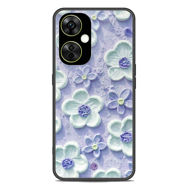 Floral Series Soft Phone Case - Premium Glass Case - Design 4 - OnePlus Nord CE 3 Lite