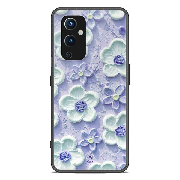 Floral Series Soft Phone Case - Premium Glass Case - Design 4 - OnePlus 9