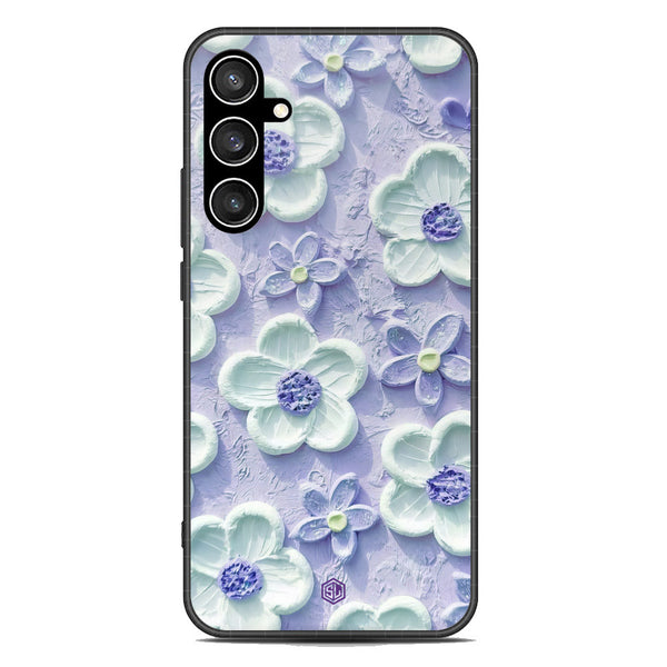 Floral Series Soft Phone Case - Premium Glass Case - Design 4 - Samsung Galaxy S23 FE
