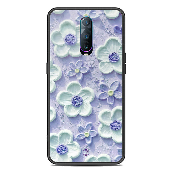 Floral Series Soft Phone Case - Premium Glass Case - Design 4 - Oppo R17 Pro