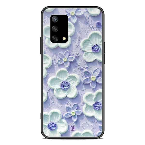 Floral Series Soft Phone Case - Premium Glass Case - Design 4 - Oppo F19