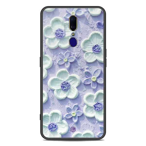 Floral Series Soft Phone Case - Premium Glass Case - Design 4 - Oppo F11