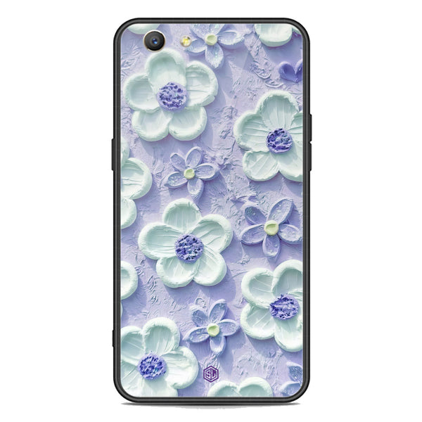 Floral Series Soft Phone Case - Premium Glass Case - Design 4 - Oppo F1S