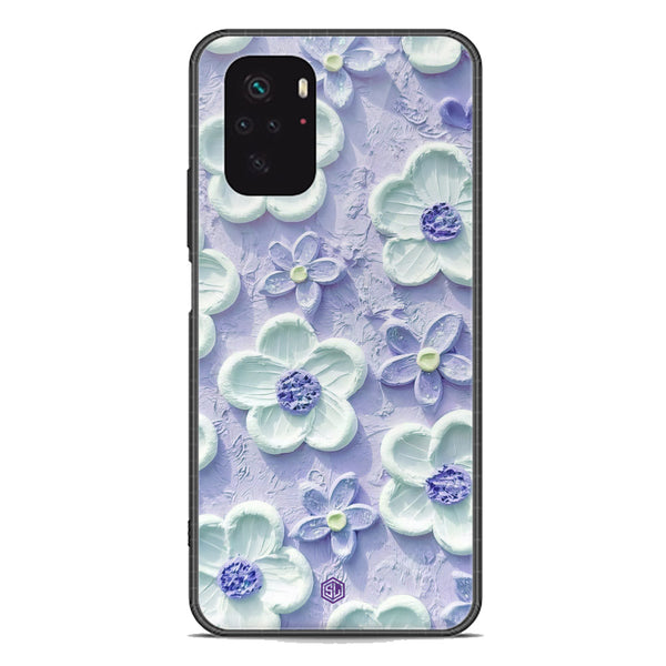 Floral Series Soft Phone Case - Premium Glass Case - Design 4 - Xiaomi Redmi Note 10S