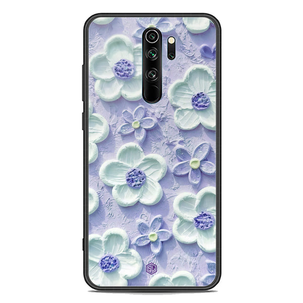 Floral Series Soft Phone Case - Premium Glass Case - Design 4 - Xiaomi Redmi Note 8 Pro