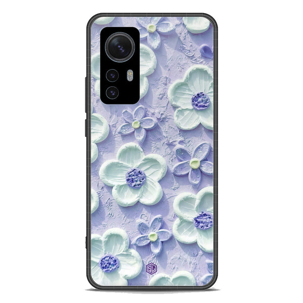 Floral Series Soft Phone Case - Premium Glass Case - Design 4 - Xiaomi 12S