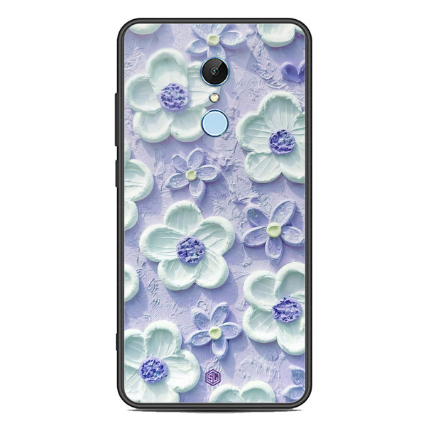 Floral Series Soft Phone Case - Premium Glass Case - Design 4 - Xiaomi Redmi 5