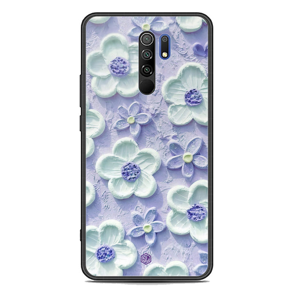Floral Series Soft Phone Case - Premium Glass Case - Design 4 - Xiaomi Poco M2