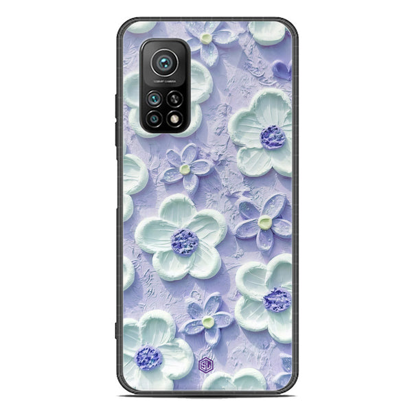 Floral Series Soft Phone Case - Premium Glass Case - Design 4 - Xiaomi Mi 10T Pro
