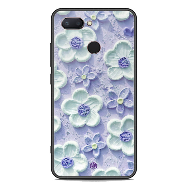 Floral Series Soft Phone Case - Premium Glass Case - Design 4 - Xiaomi Mi 8 Lite