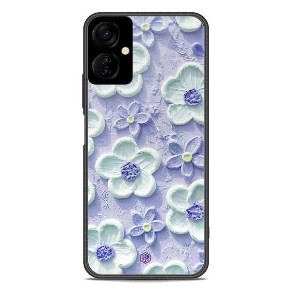 Floral Series Soft Phone Case - Premium Glass Case - Design 4 - Tecno Camon 19 Neo