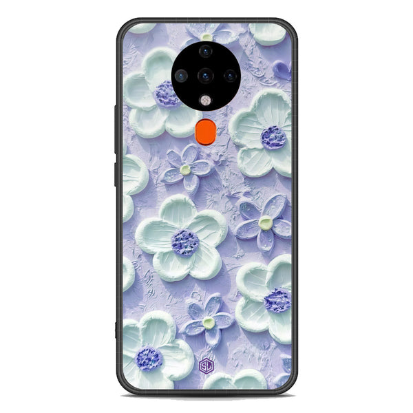 Floral Series Soft Phone Case - Premium Glass Case - Design 4 - Tecno Spark 6