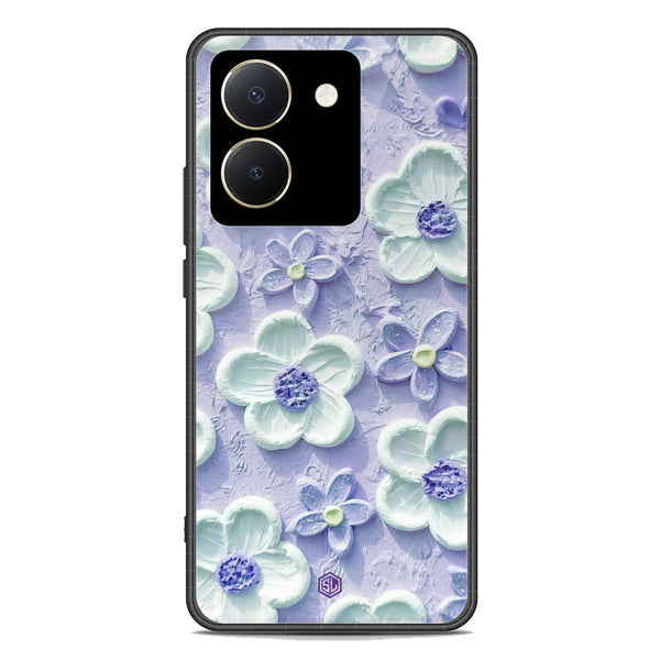 Floral Series Soft Phone Case - Premium Glass Case - Design 4 - Vivo Y36 4G