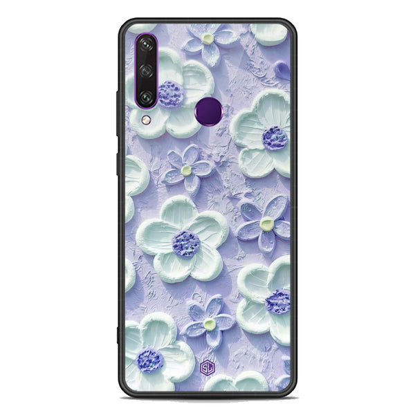 Floral Series Soft Phone Case - Premium Glass Case - Design 4 - Huawei Y6p