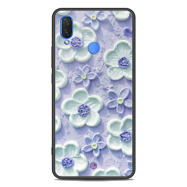 Floral Series Soft Phone Case - Premium Glass Case - Design 4 - Huawei Honor Play