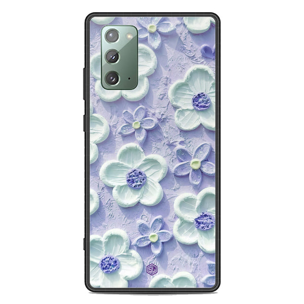Floral Series Soft Phone Case - Premium Glass Case - Design 4 - Samsung Galaxy Note 20