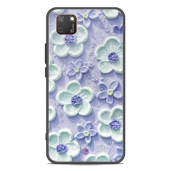 Floral Series Soft Phone Case - Premium Glass Case - Design 4 - Honor 9S