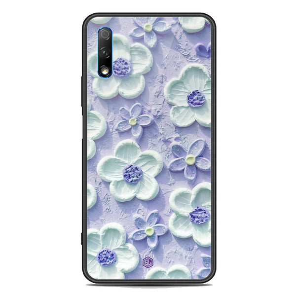 Floral Series Soft Phone Case - Premium Glass Case - Design 4 - Honor 9x
