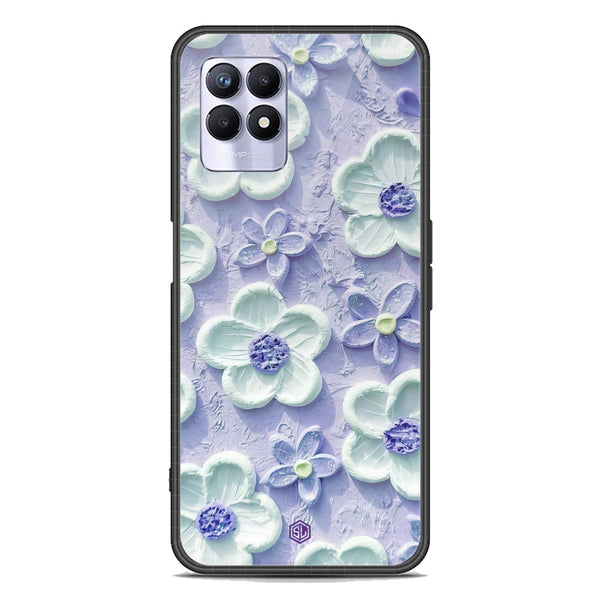 Floral Series Soft Phone Case - Premium Glass Case - Design 4 - Realme Narzo 50 4G