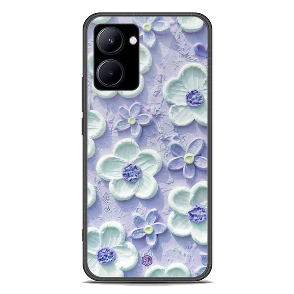 Floral Series Soft Phone Case - Premium Glass Case - Design 4 - Realme C33