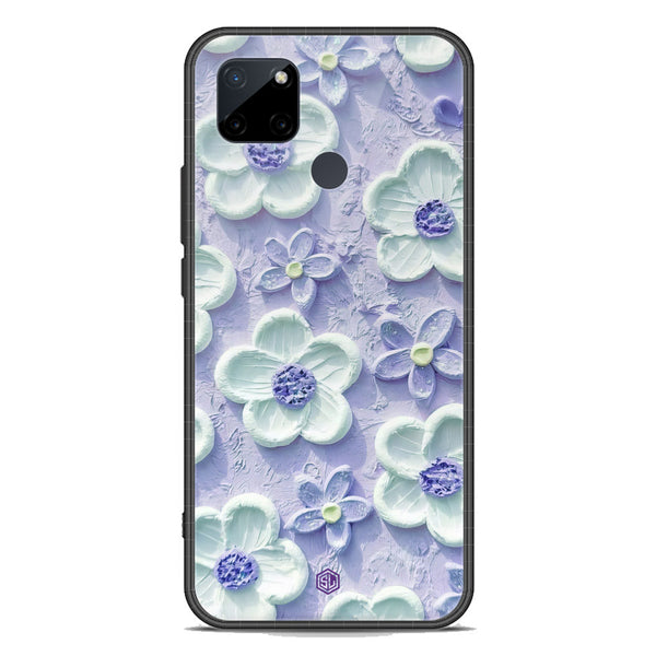 Floral Series Soft Phone Case - Premium Glass Case - Design 4 - Realme C25Y