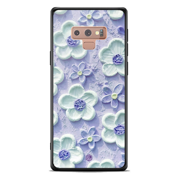 Floral Series Soft Phone Case - Premium Glass Case - Design 4 - Samsung Galaxy Note 9