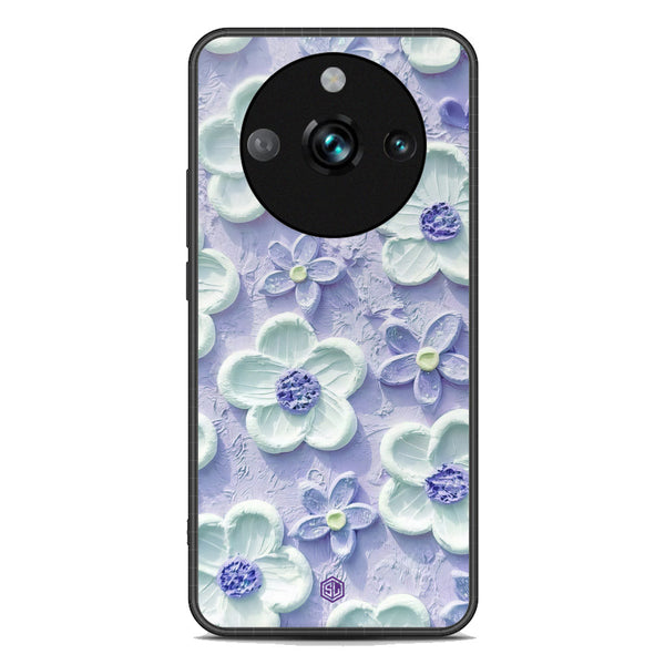 Floral Series Soft Phone Case - Premium Glass Case - Design 4 - Realme 11 Pro Plus