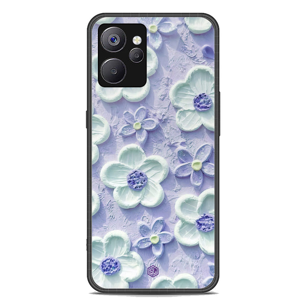 Floral Series Soft Phone Case - Premium Glass Case - Design 4 - Realme 10T