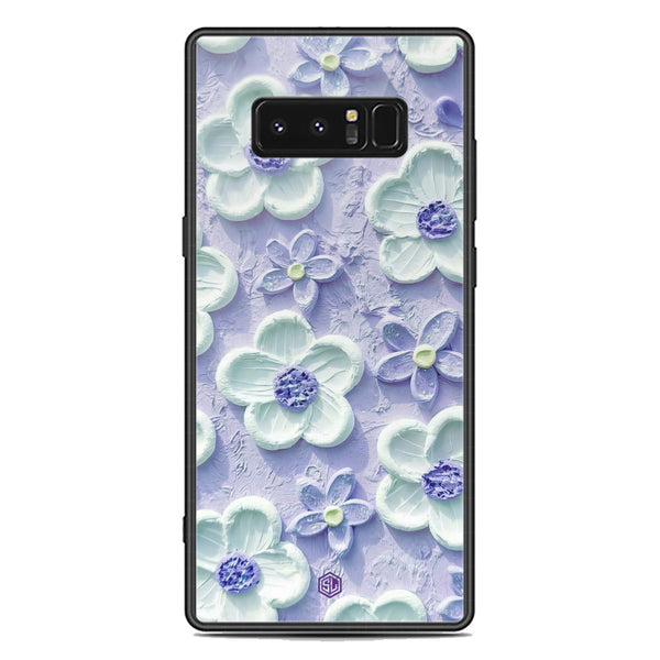 Floral Series Soft Phone Case - Premium Glass Case - Design 4 - Samsung Galaxy Note 8