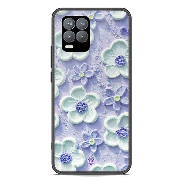 Floral Series Soft Phone Case - Premium Glass Case - Design 4 - Realme 8 Pro